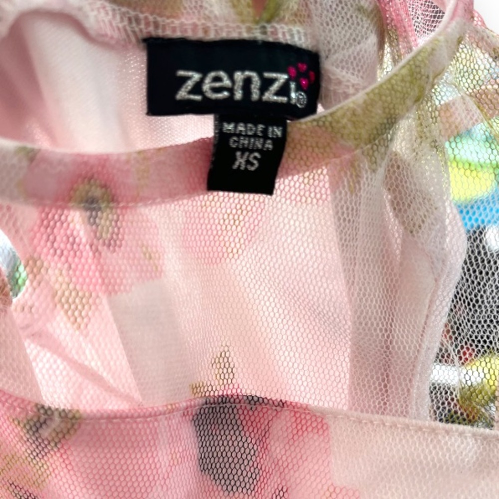 Zenzi Girls Tulle Flower Formal Dress Size XS (4-6) - Picture 10 of 11